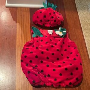 Red strawberry costume